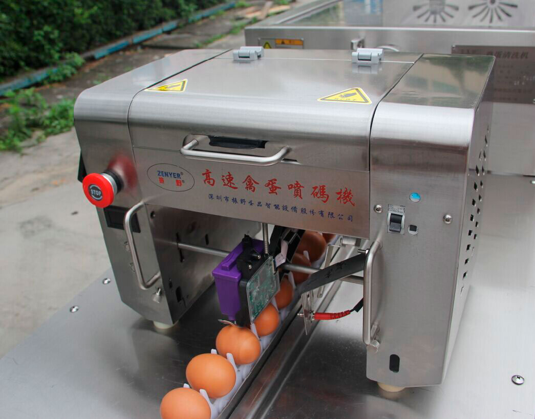 Принтер маркировщик для машины 201A. Машина для мойки, дезинфекции сушки яиц | модель: 201A. Производительность: 5000 яиц в час.